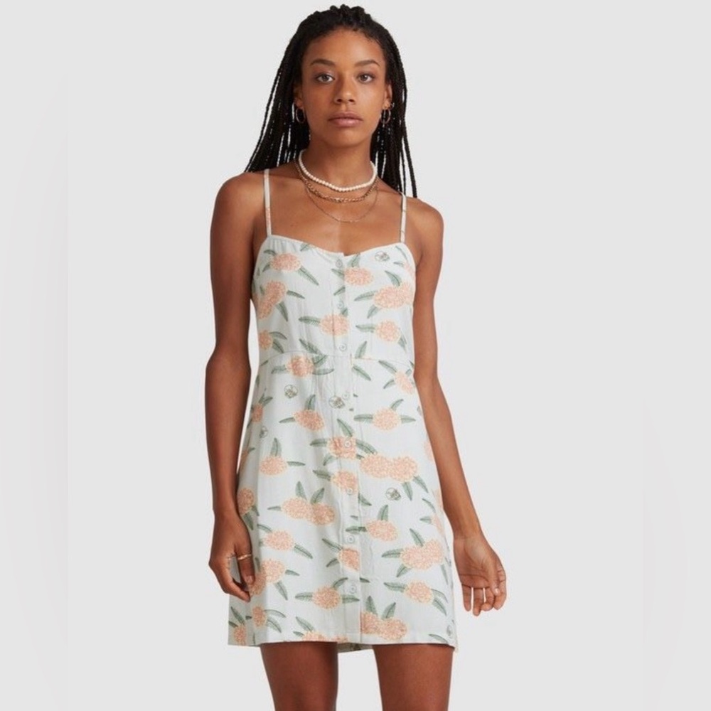 NEW RVCA Luke Floral Dress, Large